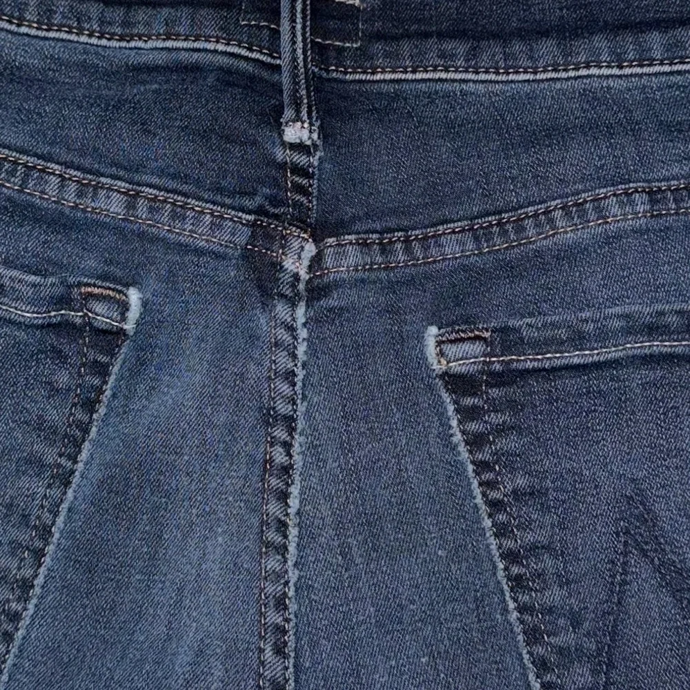Mother the stunner zip two step fray high rise Jean size 30/L28 - Picture 6 of 16
